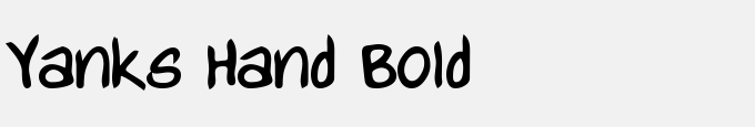 Yanks Hand Bold