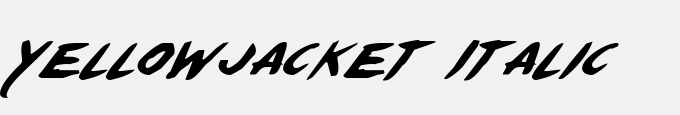 Yellowjacket Italic