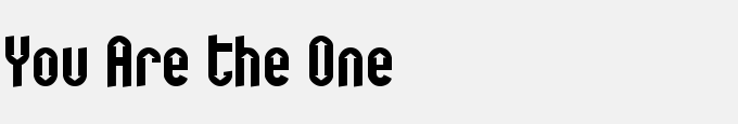 You Are The One