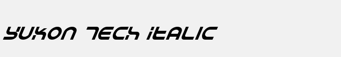 Yukon Tech Italic