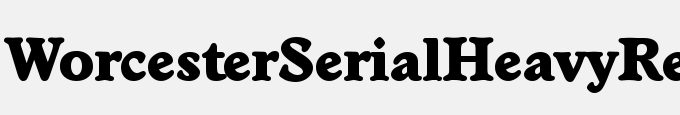 Worcester-Serial-Heavy-Regular