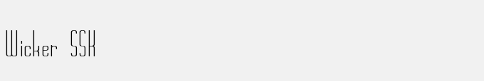 Wicker SSK