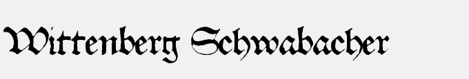 Wittenberg Schwabacher
