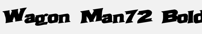 Wagon Man72 Bold