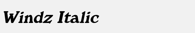 Windz Italic