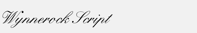 Wynnerock Script-Medium