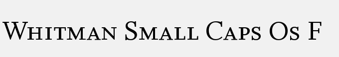 Whitman-Small Caps Os F