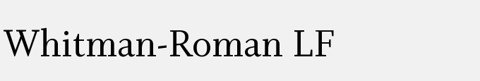 Whitman-Roman LF