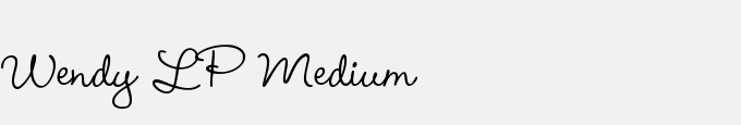 Wendy LP Medium