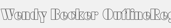 Wendy Becker Outline-Regular