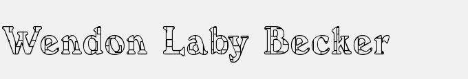 Wendon Laby Becker
