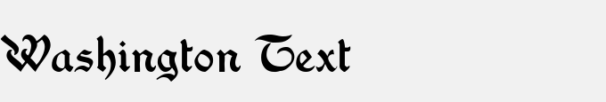 Washington Text