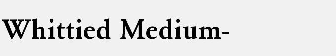 Whittied Medium-