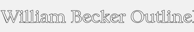 William Becker Outline-Ex Light