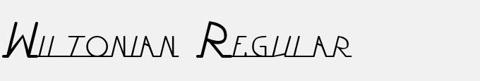 Wiltonian Regular