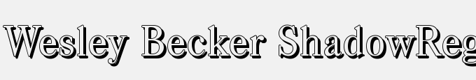 Wesley Becker Shadow-Regular