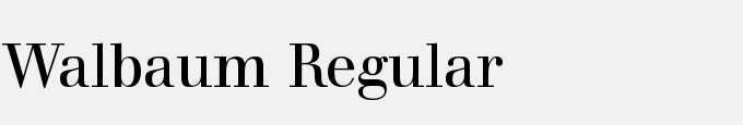 Walbaum Regular