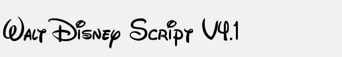 Walt Disney Script V4.1