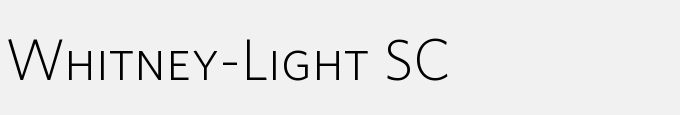 Whitney-Light SC