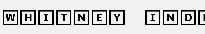 Whitney Index White-Square Bd