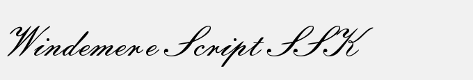 Windemere Script SSK