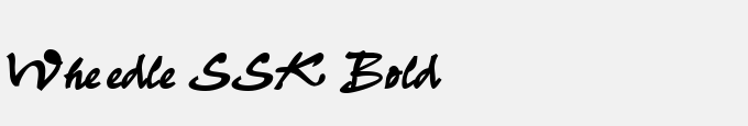 Wheedle SSK Bold