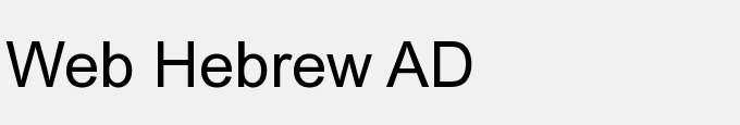 Web Hebrew AD