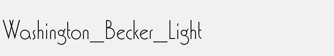 Washington_Becker_Light