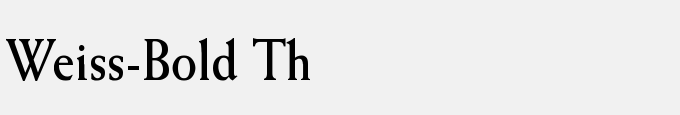 Weiss-Bold Th