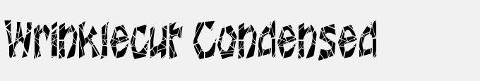 Wrinklecut Condensed