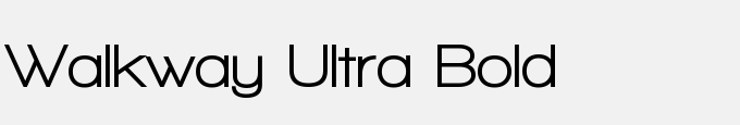 Walkway Ultra Bold
