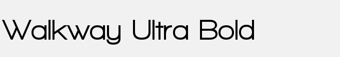 Walkway Ultra Bold