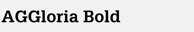 AGGloria Bold