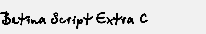 Betina Script Extra C