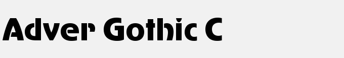 Adver Gothic C