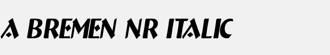 A_Bremen Nr Italic