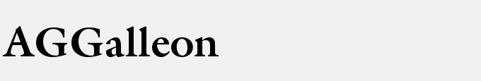AGGalleon Bold