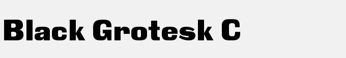 Black Grotesk C