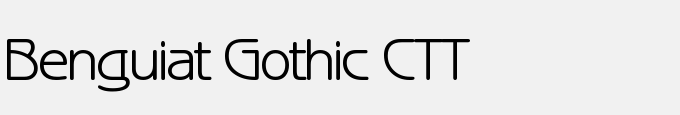 Benguiat Gothic CTT