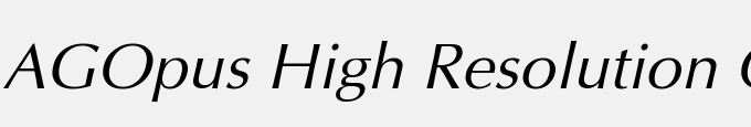 AGOpus High Resolution Oblique