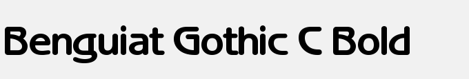 Benguiat Gothic C Bold