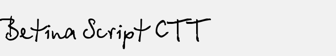 Betina Script CTT