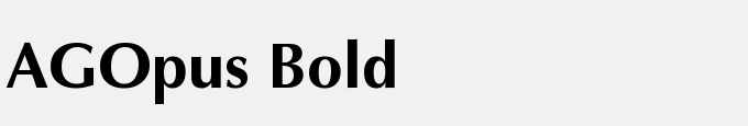 AGOpus Bold