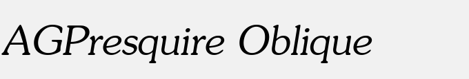 AGPresquire Oblique