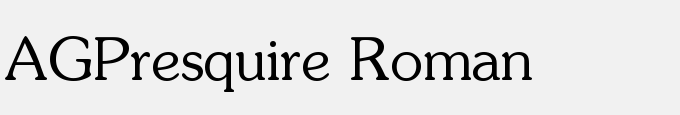 AGPresquire Roman