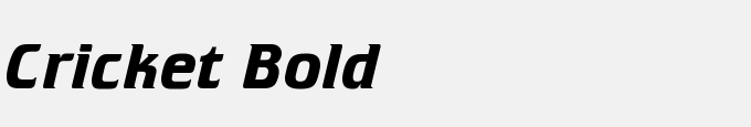 Cricket Bold