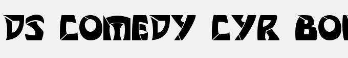 DS Comedy Cyr Bold