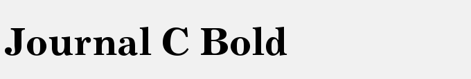 Journal C Bold