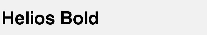 Helios Bold