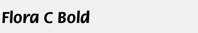 Flora C Bold